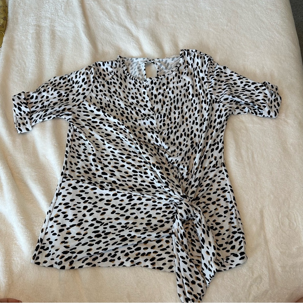 White Blouse - Pattern Prints